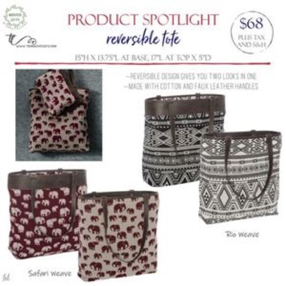 Thirty one Reversible Tote Rio Weave - Picture 3 of 7